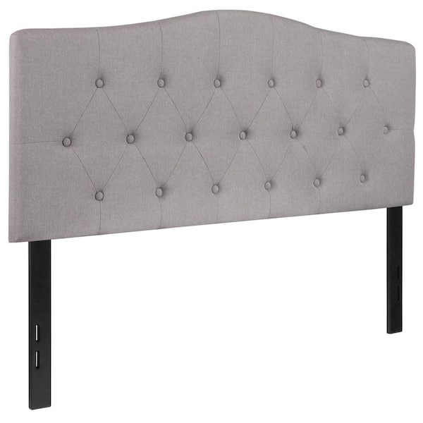 Carnegy Avenue Light Gray Full Headboard Panel Design
