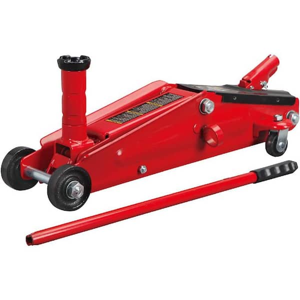 Big Red T83006 3-Ton Trolley Floor Jack with Saddle Extension Adapter - 1