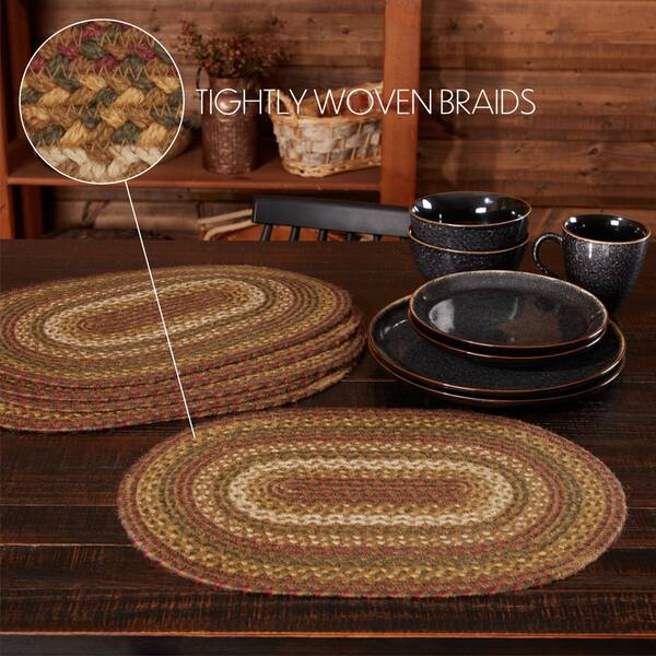 2023 Best Selling Habitat Set Of 4 Wooden Placemats With Tray
