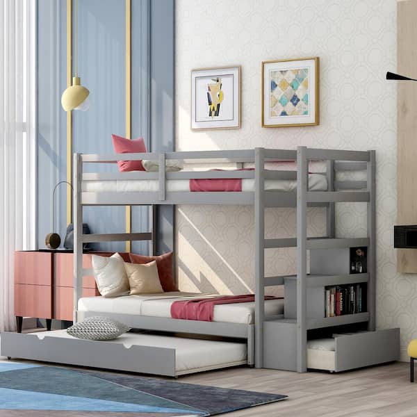 Twin XL Over King Bunk Bed 