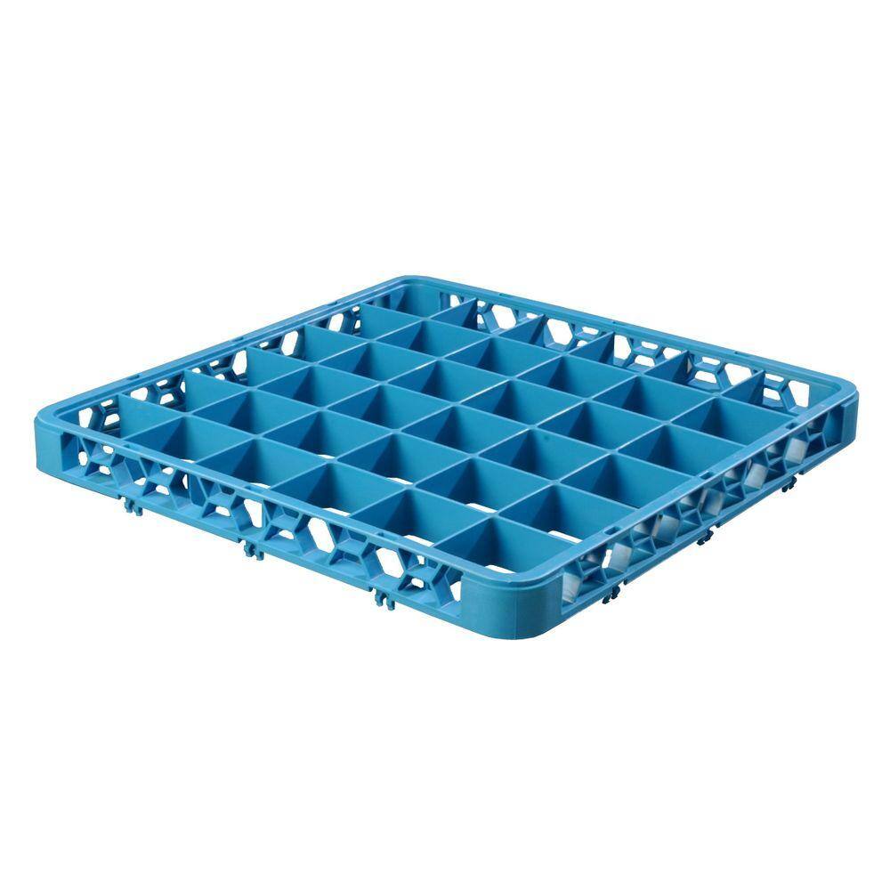 Carlisle 19.75 in. x 19.75 in. 36-Compartment Optional Accessory Extender for OptiClean Glass washing Racks in Blue (Case of 6)