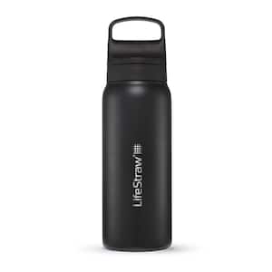 Go 24 oz. Stainless Steel Water Bottle with Filter, Nordic Noir