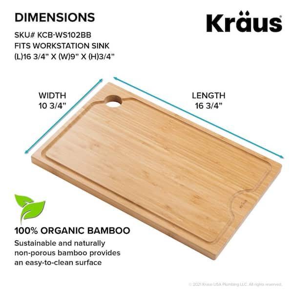 Warmiehomy 22 in. x 16 in. Rectangular Teak Cutting Board Reversible Chopping Serving Board Multipurpose Food Safe Thick Board, Natural