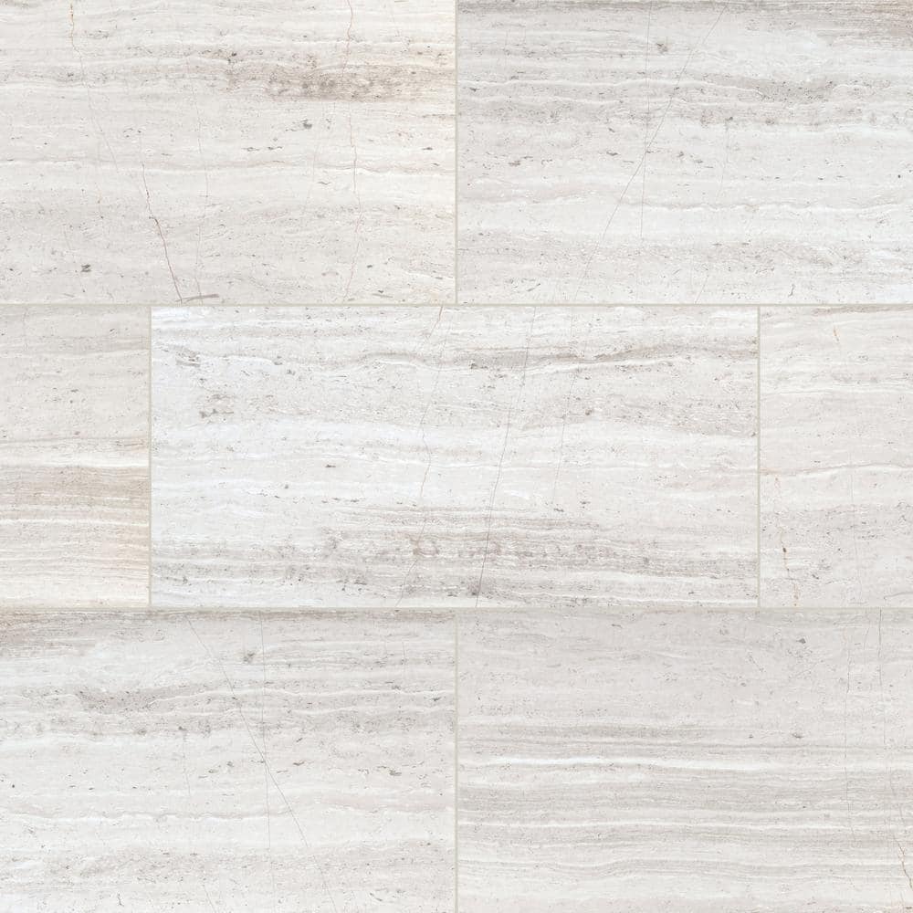 White Oak 12 in. x 24 in. Honed Marble Floor and Wall Tile (10 sq. ft./Case) price history on PriceWatchPro