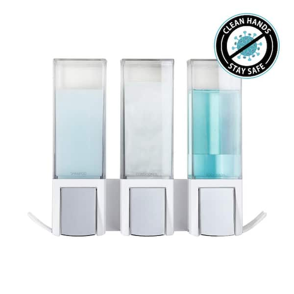 Better Living Clever Triple Dispenser in White