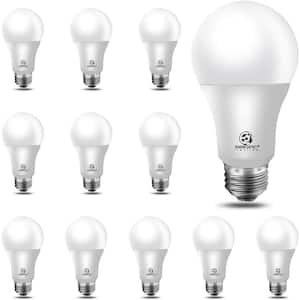 100-Watt Equivalent 13.5-Watt A19 LED Light Bulb Non-Dimmable 1600 Lumens 5000K E26 Base (12-Pack)