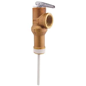 4-1/4 in. Shank Temperature and Pressure Relief Valve for Electric and Gas Water Heaters