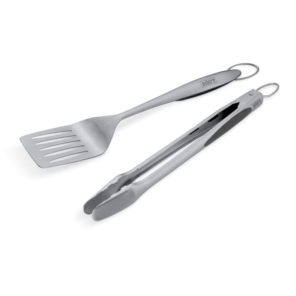 Stainless Steel Black Ergonomic Barbecue Tool Set