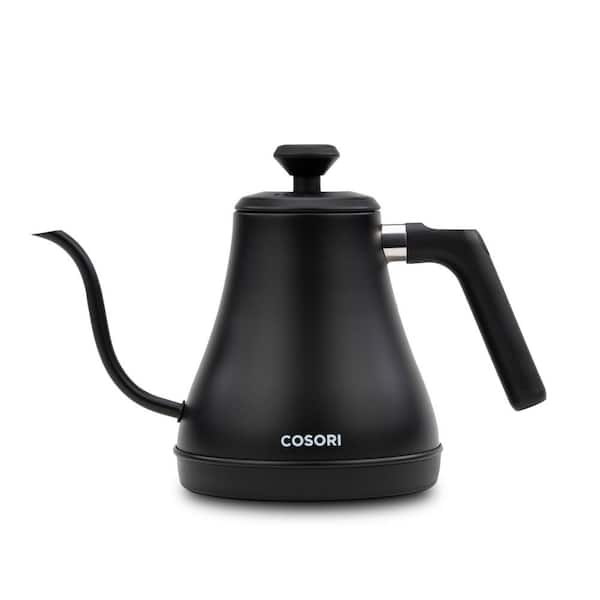 Miroco Gooseneck Electric Pour-over Kettle, Temperature Variable Stainless  Steel Kettle, Hot Water for Coffee Tea Brewing Black – The Market Depot