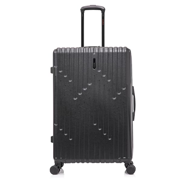 Rockland Melbourne 28 in. Navy Expandable Hardside Dual Wheel