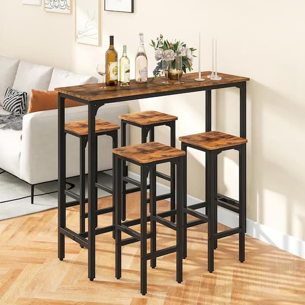 Breakfast bar outlet and chairs set