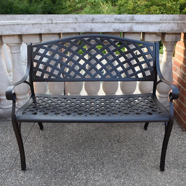 Contemporary Patio Bench Chair Dorchester Modern Bench main image 2