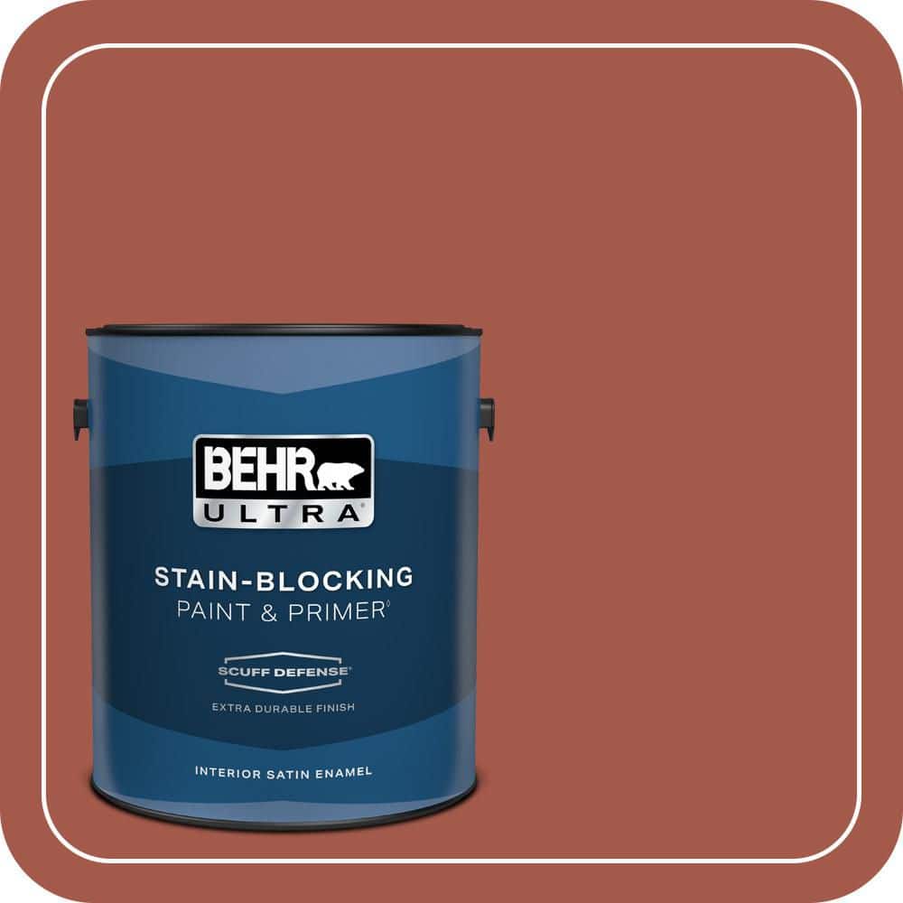 1 gal. #PPU2-15 Cajun Red Extra Durable Satin Enamel Interior Paint & Primer price history on PriceWatchPro