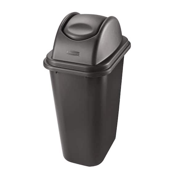 Rubbermaid Commercial Products Black Plastic Kitchen Trash Can Lid