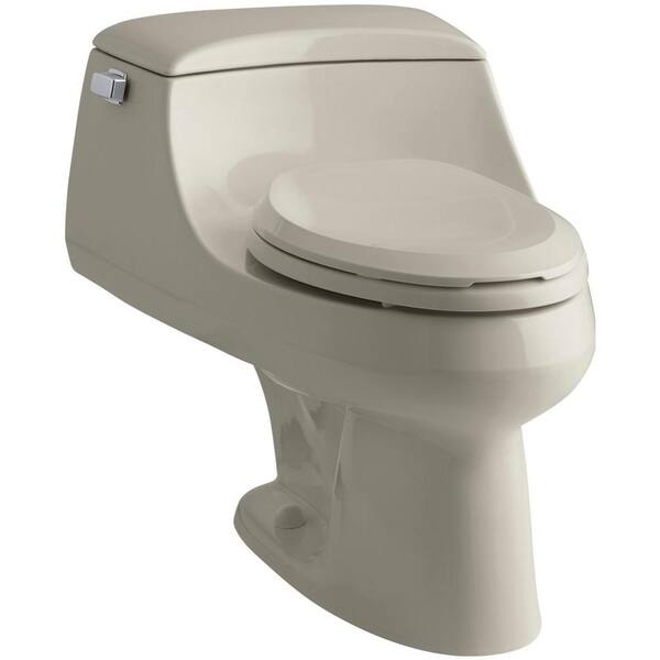 KOHLER San Raphael 1-piece 1.6 GPF Single Flush Elongated Toilet in Sandbar