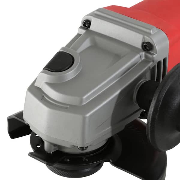 Milwaukee 11 Amp Corded 4-1/2 in. Small Angle Grinder Paddle Lock