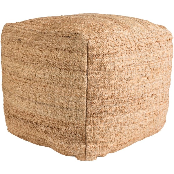 Livabliss Aere Camel Accent Pouf Ottoman