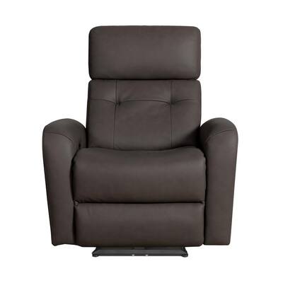 keira leather power recliner with power headrest