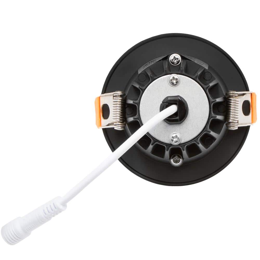 Black Aluminum 2-Inch Ultra-Thin Recessed LED Downlight