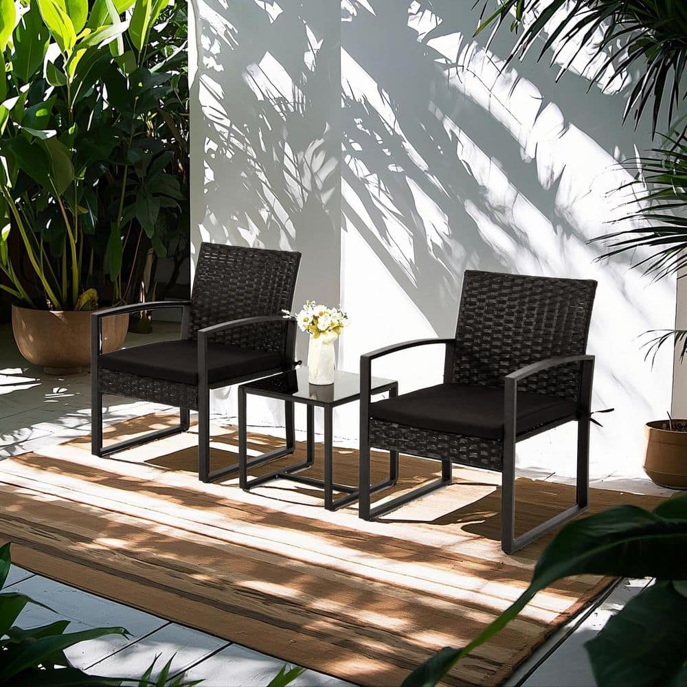BRUNT トライベーション上下セット　オリーブ Bezseller 3-Pieces Patio Set, Outdoor Wicker Patio Furniture