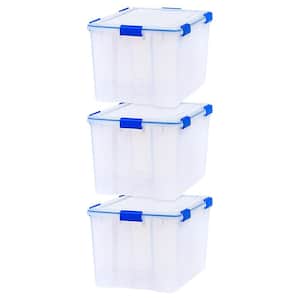 Brilliant Basics Rolling Container 58 Litre - Clear