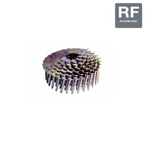 7/8 in. x 0.120 in. 15° Wire Collated Electrogalvanized Smooth Shank Coil Roofing Nails 7200 per Box