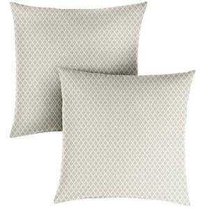 16 in. H x 16 in. W x 6 in. D Square Outdoor Throw Pillow (2-Pack) in Sunbrella