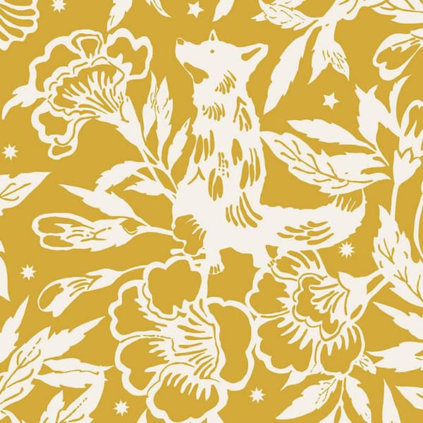 Twilight Ditsy Antique Gold Matte Non Woven Removable Paste the Wall  Wallpaper