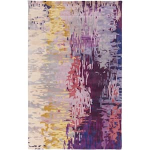 Misk Multi-Colored 8 ft. x 11 ft. Indoor Area Rug