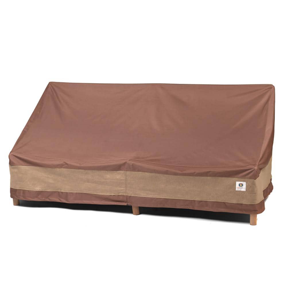 Mocha Cappuccino Waterproof Patio Loveseat Cover, 62" x 38" x 35"