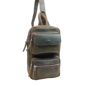 11.5 in. Cowhide Leather Chest Pack Travel Companion
