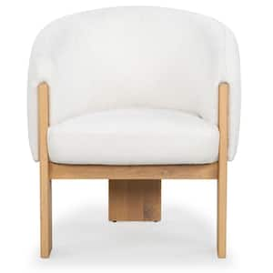 Lauricella Ivory/Natural 18.9 in. Wood Dining Chair