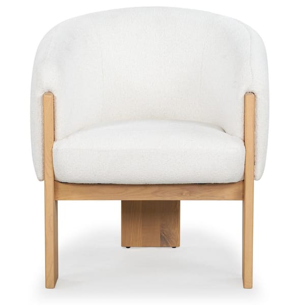 SAFAVIEH Lauricella Ivory/Natural 18.9 in. Wood Dining Chair