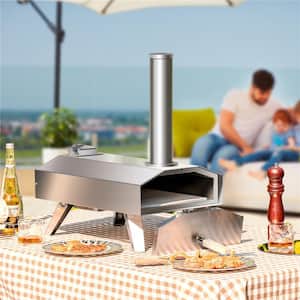 Wood Pellet Portable Outdoor Pizza Oven Pizza Maker Pizza Stone with Foldable Leg
