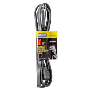 6 ft. 3-Wire Garbage Disposal Replacement Cord Gray