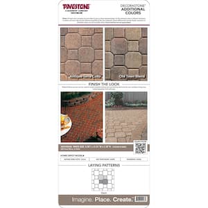 Paper Sample Only of Decorastone 9.06 in. L x 5.51 in. W x 2.36 in. H 60 mm Tan/Brown Concrete Paver (1-Piece)