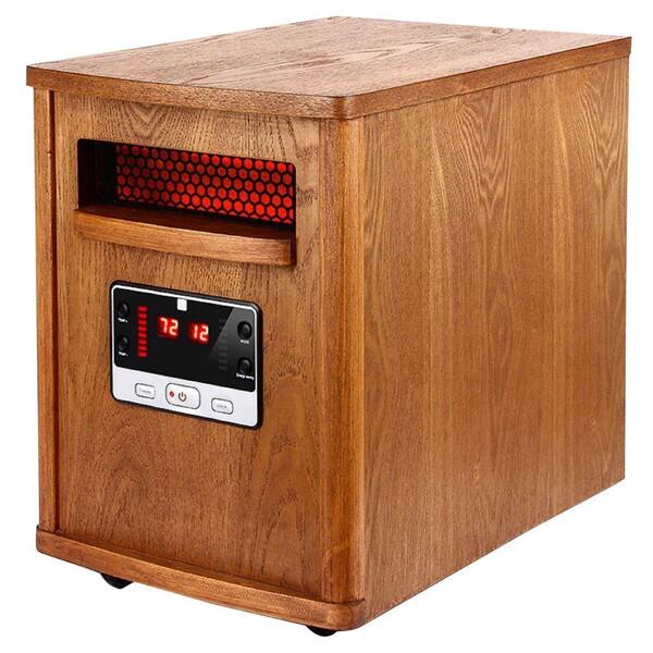 Optimus 1000-Watt to 1500-Watt Quartz Infrared Heater with Remote 98588565M  - The Home Depot