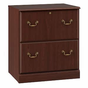 Saratoga 2-Drawer Harvest Cherry 30.47 in. H x 26.85 in. W x 19.41 in. D Engineered Wood Lateral File Cabinet