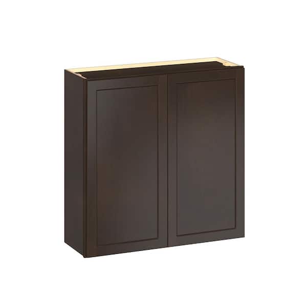 Emerson Cocoa Wall 2-Door Ready to Assemble Kitchen Cabinet (36 in. W x 36 in. H x 12 in. D)
