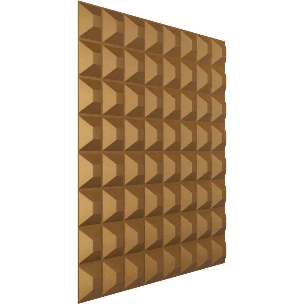 Bradford Bright Coat Gold Textured 3D PVC Wall Panel