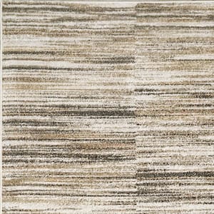 Carlisle Beige/Ivory/Multi 2 ft. 2 in. X 7 ft. 7 in. Abstract Indoor Area Rug