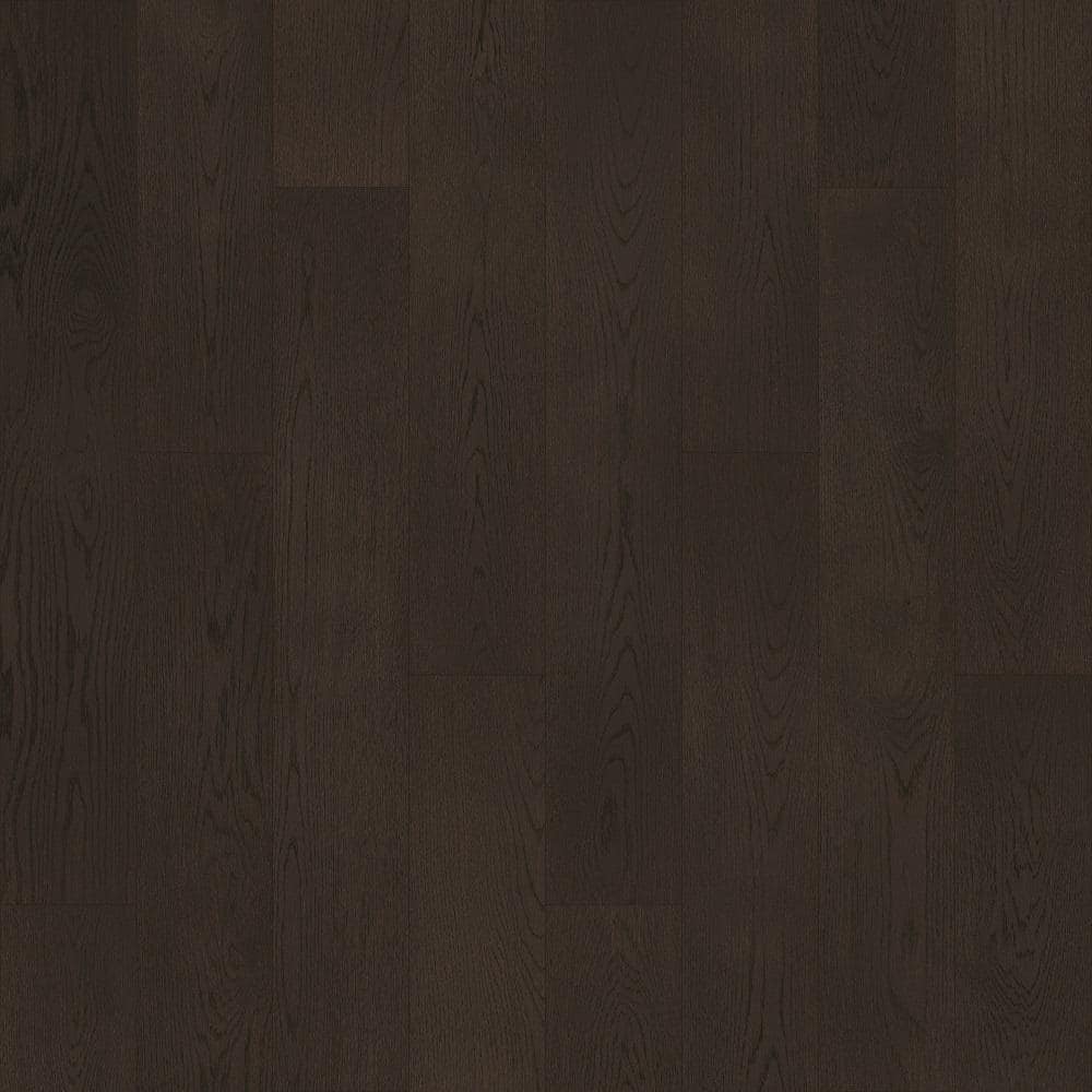 Pergo Defense+ Black Raven Oak 3/8 in. T x 7.5 in. W Waterproof Engineered Hardwood Flooring (24.5 sq.ft/case), Dark