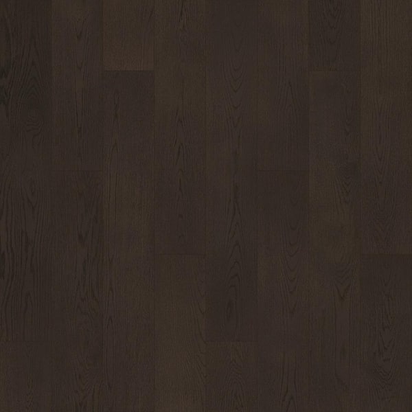 Pergo Defense+ Black Raven Oak 3/8 in. T x 7.5 in. W Click Lock Wire Brushed Engineered Hardwood Flooring (24.5 sq.ft./case)
