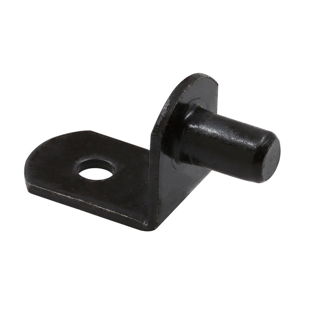 Shelf Support Peg, 1/4 in., Wall Clip Bracket, Metal, Black (8 Pack) price history on PriceWatchPro