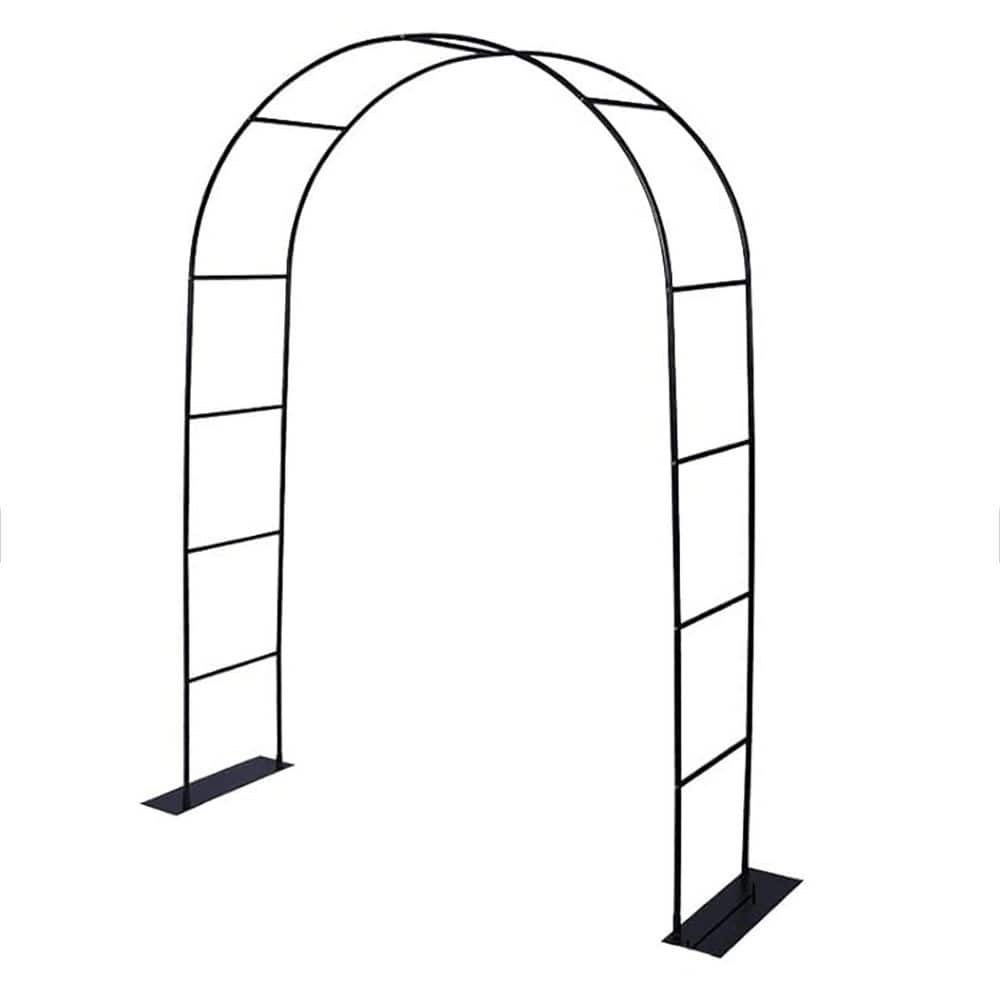94 in. x 55 in. Metal Garden Arbor