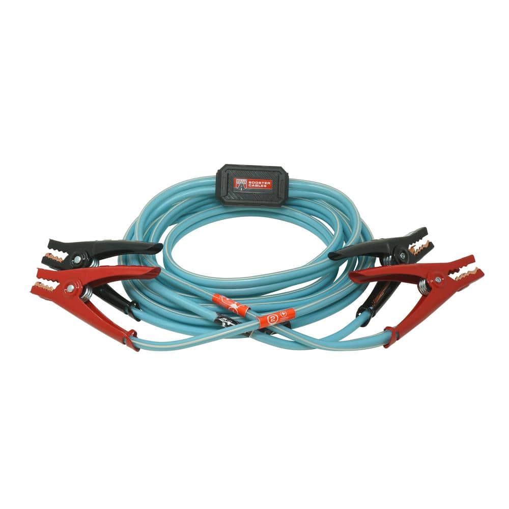 Schumacher Electric 1-Gauge, 25-Foot Extreme-Duty Jumper Cables, Rated for  900 Amps BC1 - The Home Depot