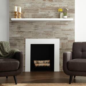 Vintage Chic Gray 6 in. x 24 in. Glazed Porcelain Floor and Wall Tile (14.53 sq. ft. / case)