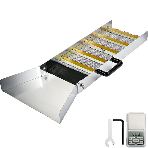 VEVOR Aluminum Alloy Sluice Box, Compact 30 in. Long Sluice Boxes for Gold, Light-Weight Gold Sluice Equipment