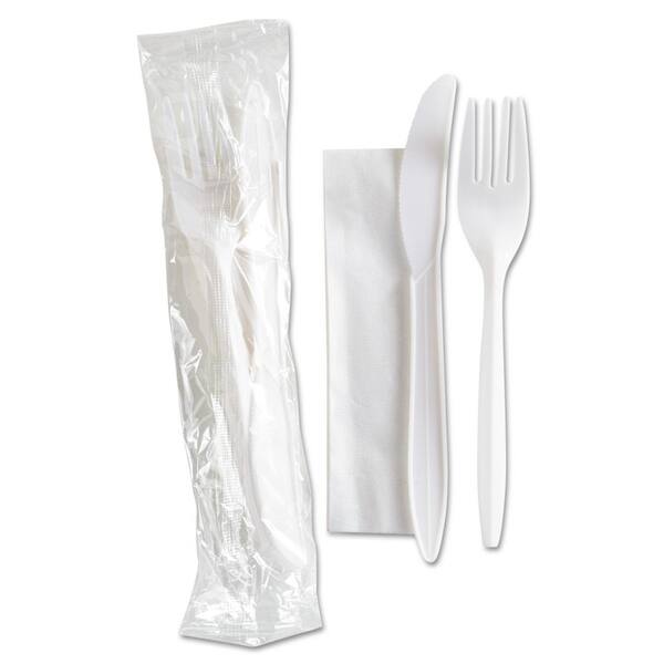 Napkin Tableware Sets Plastic Fork 500 Spoon Details about    