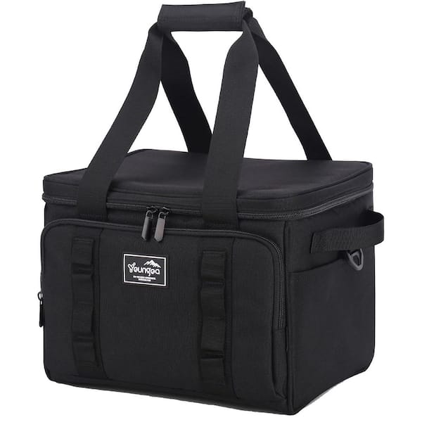 Misopily 19 qt. Insulated Leakproof Soft-Side Cooler Bag Portable Collapsible for Beach Camping 24-Can Capacity